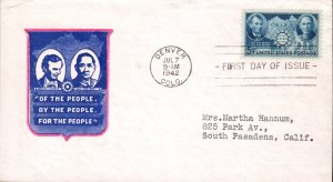 #906 Chinese Resistance Ioor FDC