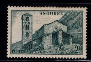 (French) Andorra Scott 88 MH* stamp