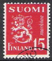 Finland #303 Coat of Arms Used