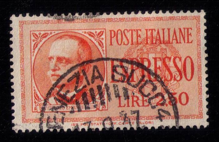 ITALY Sc #E15 (1933) USED VICTOR EMMANUEL 2.50 Lire F-VF