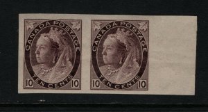 Canada #83a Extra Fine Never Hinged Imperf Pair **With Certificate**