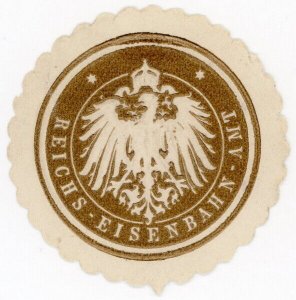 (I.B) Germany Railway : Company Letter Seal (Government)