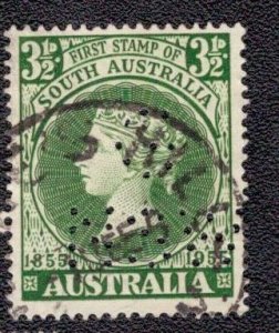 Australia  -  285 1955 Used Perfin