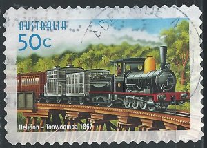 Australia #2293 50¢ Australian Railways - Helidon to Toowoomba Line