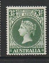 1955 Australia - Sc 285 - MH VF - 1 single - Queen Victoria