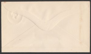 TASMANIA Envelope-PTPO 1890s QV ½d orange embossed oval.