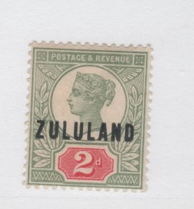 ZULULAND #3 overprint on GB 2d very lightly hinged