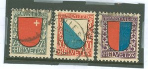 Switzerland #B15-B17  Single (Complete Set)