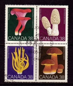 Canada 1989   -  Mushrooms    - VF-Used Block # 1248a