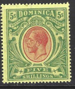 Dominica 1914 SC 54 Mint