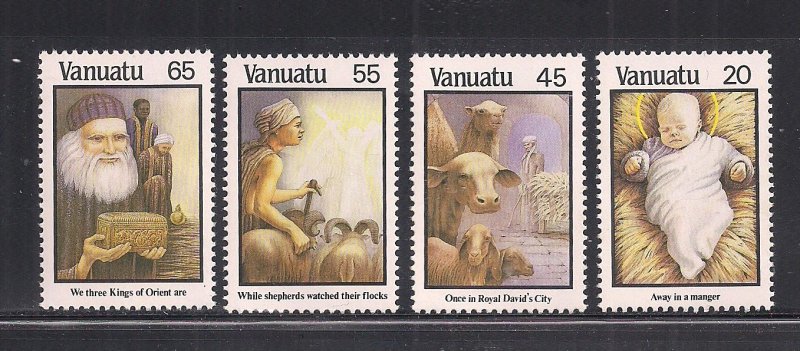 VANUATU SC# 461-64  FVF/MNH 1987