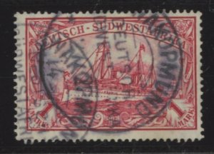German South West Africa #22 Used Single
