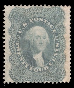 US STAMPS # 37 UNUSED NO GUM VF CAT. $500 LOT #5777