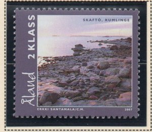 Aland Finland Sc 260 2007 Landscape stamp mint NH