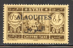 Alaouites Scott J6 Unused H - 1925 Syria Postage Due Overprinted - SCV $5.50