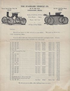 1900s - Carriage Company Catalog & Pricelist - Ephemera 1112