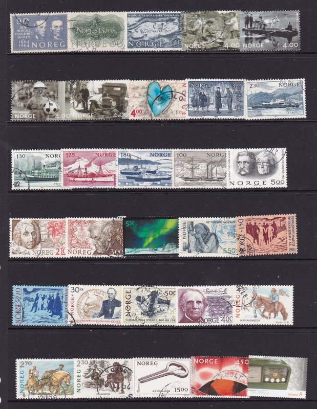 Norway a small used collection,mainly moderns