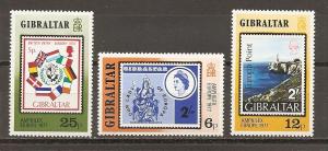 Gibraltar 356-358 MNH