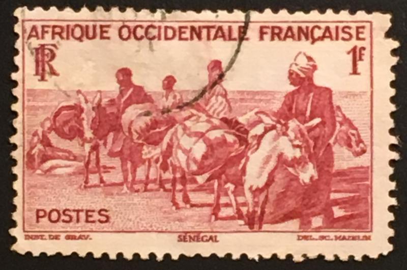 French West Africa 42 U F; SCV $0.80