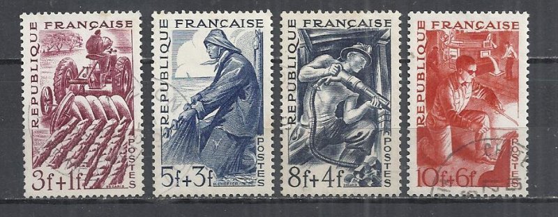 FRANCE 1949 - METIERS - CPL. SET - USED