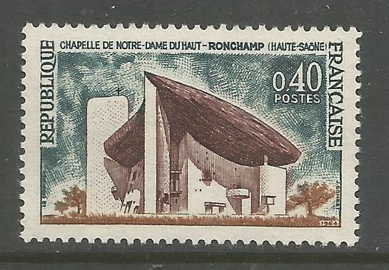 FRANCE    1101  MNH  CHAPEL OF NOTRE DAME STAMP