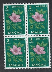 MACAO SC# 373 B/4 VF/NH 1953