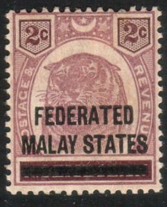 MALAYA FMS 1900 2c SG2 mint, usual brownish gum............................10507 