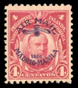 Philippines C2, $30, 1926 4c carmine, hinged