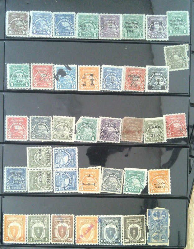 State Tax Stamps Lot