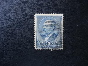 1888  SCOTT # 216  5c   USED  F/VF  SCV.$ 15.00