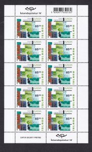 Iceland   #994  MNH  2003   sheet  Europa poster art   85k x 10