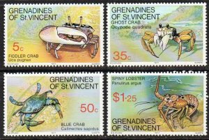 St. Vincent Grenadines Sc #119-122 MNH