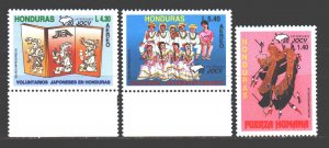 Honduras. 1995. 1291-93. Japanese volunteers in Honduras. MNH.