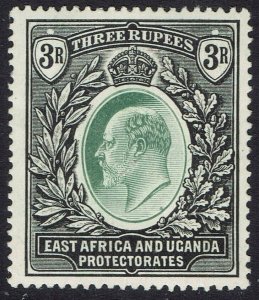 EAST AFRICA AND UGANDA 1904 KEVII 3R WMK MULTIPLE CROWN CA 