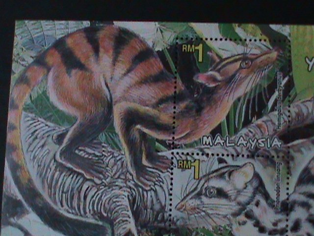 ​MALAYSIA-2000-SC# 809  PROTACTED MMMALS ANIMALS MNH -S/S-VERY FINE-LAST ONE