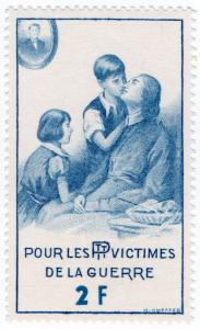 (I.B) France (Great War) Cinderella : PTT War Victims Fund 2Fr