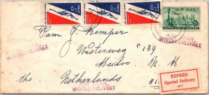 1958 Airmail Special Delivery - Clifton, NJ - F69560