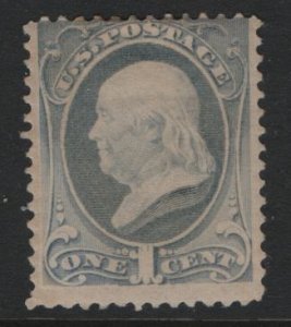 US, 206, HINGED, 1881-82, FRANKLIN