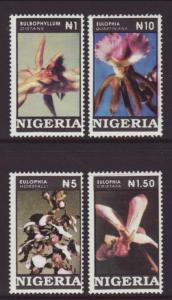 Nigeria 624-627 Flowers MNH VF