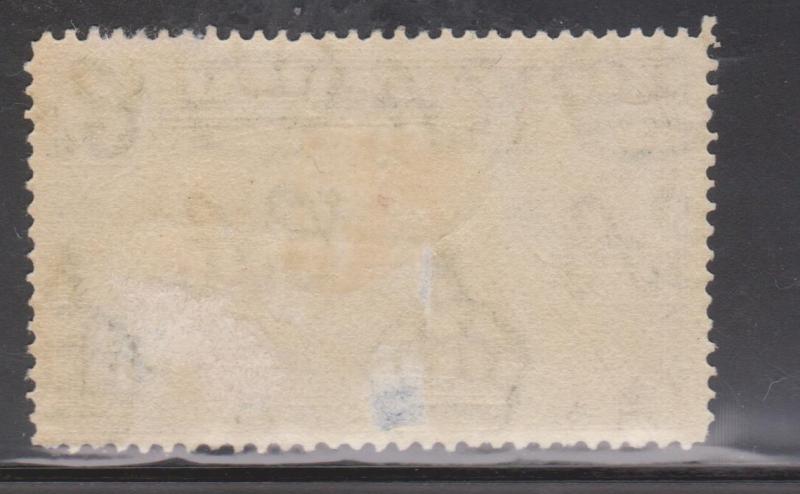 GIBRALTAR Scott # 111a Mint Hinged - Perf 14 x 14 Paper Adhesion & Small Thin