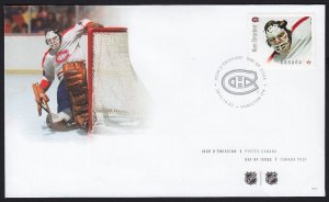 KEN DRYDEN = GREAT CANADIAN GOALIES =NHL HOCKEY = Official FDC Canada 2015 #2867