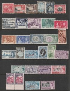 Bermuda a small MH lot KGV to early QE2