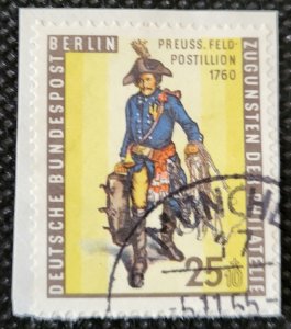 Germany, 1955, Berlin, Prussian Postillion, #9NB13, used, SCV $11.50