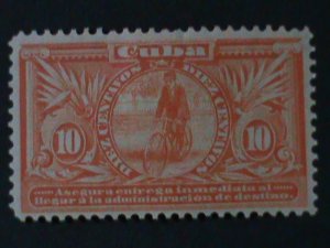 ​CUBA-1902-SC#E3 SPECIAL DELIVERY--MESSENGER MLH-VF-122 YEARS OLD-VERY RARE