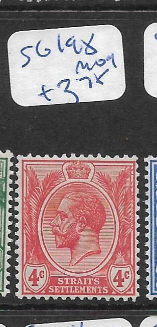 MALAYA STRAITS SETTLEMENTS  (PP0707B) KGV  4C  SG 198    MOG