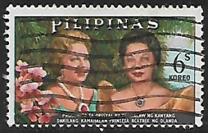 Philippines # 932 - Princess Beatrix & Mrs. Macapagal - used . . .  {GR35}