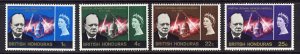 BRITISH HONDURAS QE II  1966 Churchill Commemoration Set SG 226 to SG 229 MNH 