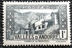 French Andorra *MH* #23 Single Chapel of Meritxell SCV $.55 L23