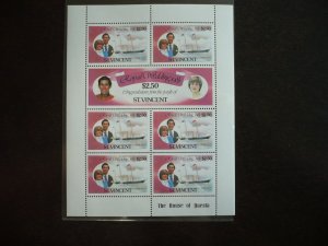 Stamps - St. Vincent - Scott# 629-630 - Mint Never Hinged Souvenir Sheet