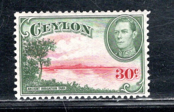 CEYLON SC# 285 FVF/MNH